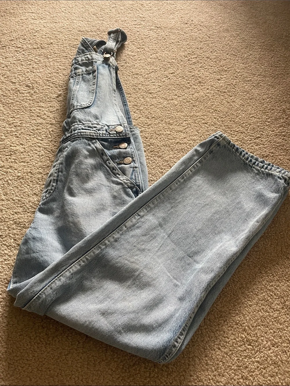 GAP Denim Kids Overalls - Light Blue